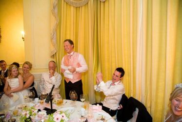 Best man speeches - the order of the day